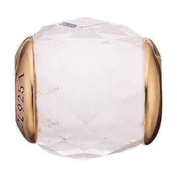 Christina Forgyldt sølv Precious Crystal Krystalkvarts kugle, model 623-G38 køb det billigst hos Guldsmykket.dk her